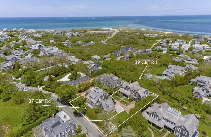 39 and 37 Cliff Road - Cliff, Nantucket MA